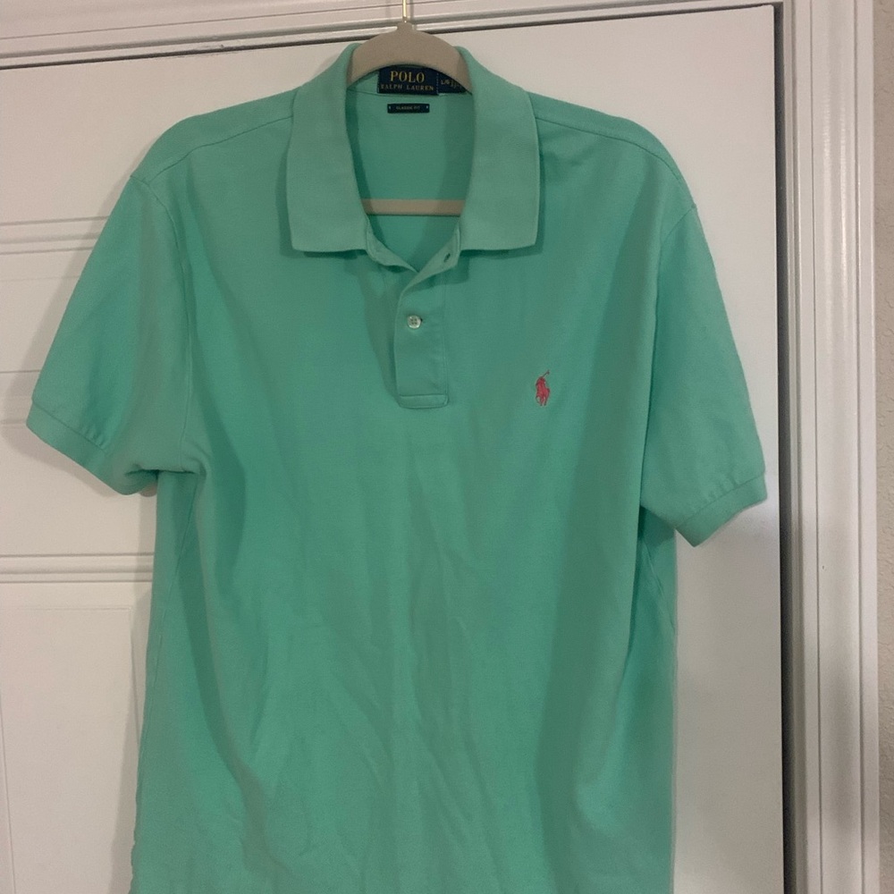 Ralph Lauren Men's Mint Polo Shirt